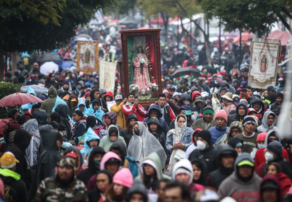 peregrinos virgen de Guadalupe