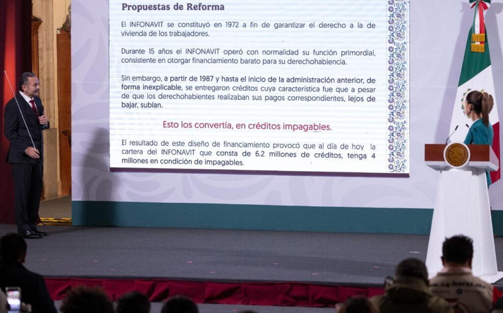 Reforma a la Ley del Infonavit busca erradicar la corrupción: Claudia Sheinbaum