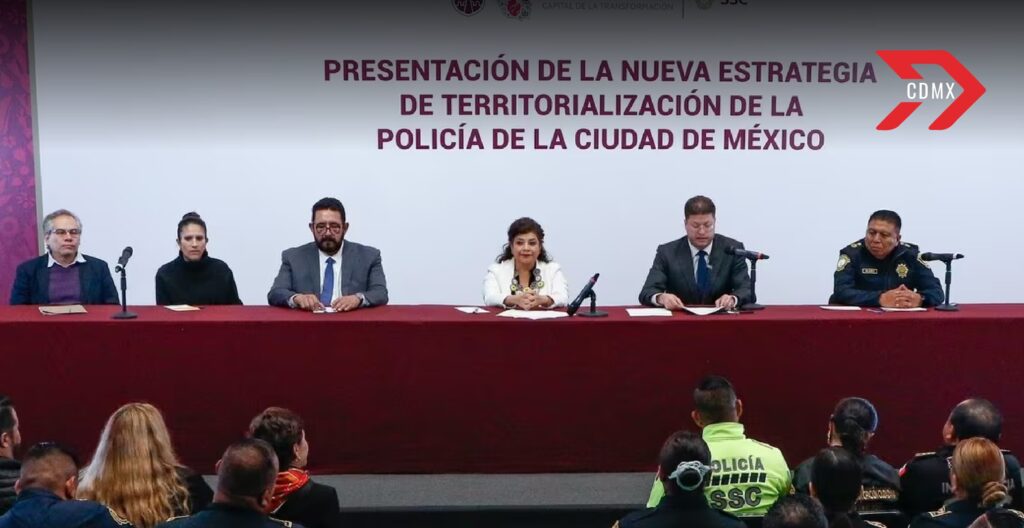 Clara Brugada impulsa estrategia de seguridad con más cuadrantes y policías