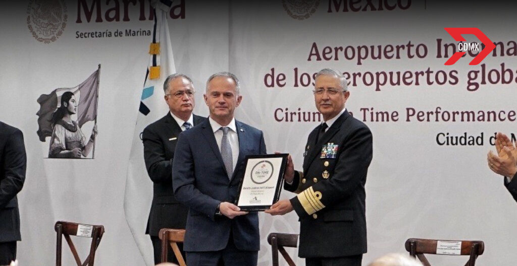 AICM es galardonado por ser el tercer aeropuerto más puntual a nivel mundial