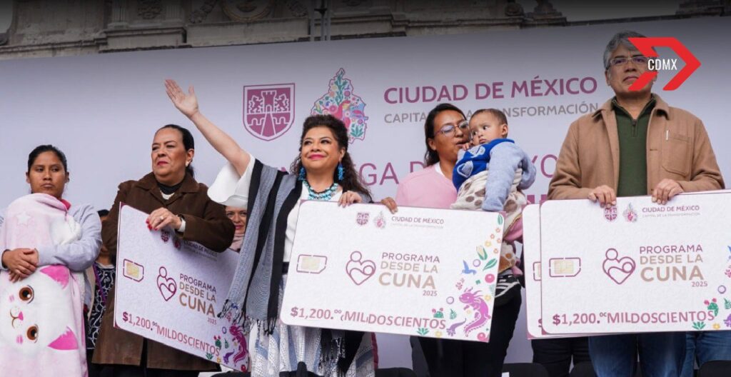 Clara Brugada entrega más de 24 mil apoyos "Desde la cuna"