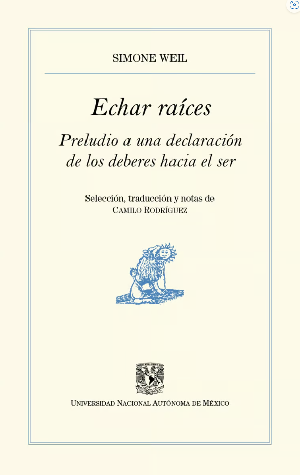 Feminista y poeta Simone Weil será parte de la colección 'Pequeños Grandes Ensayos' de la UNAM