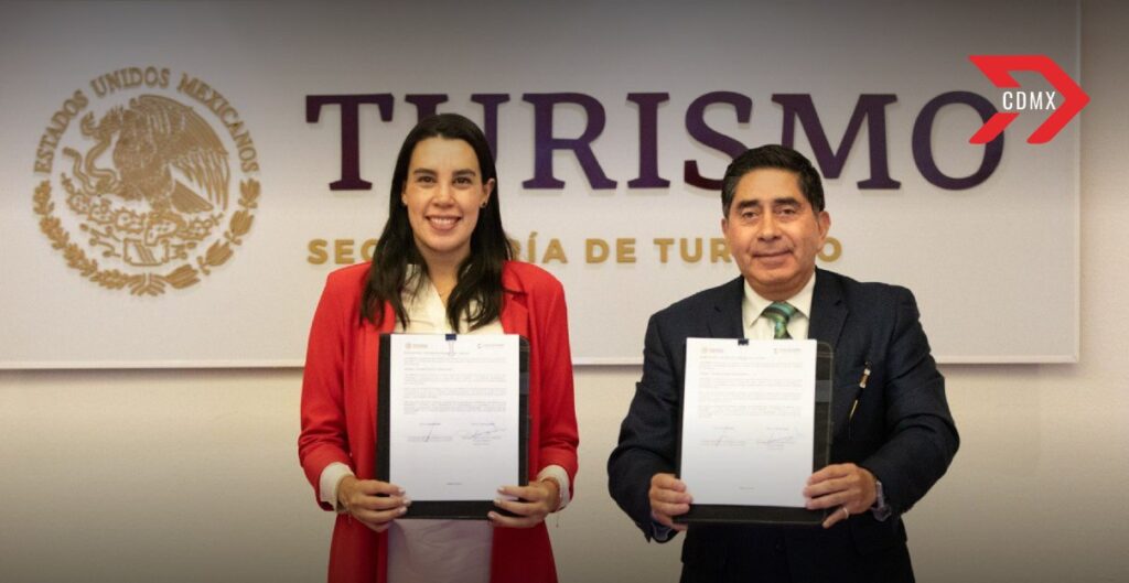 Josefina Rodríguez Zamora, titular de la Sectur, firmó un convenio de colaboración con la GAFSACOMM