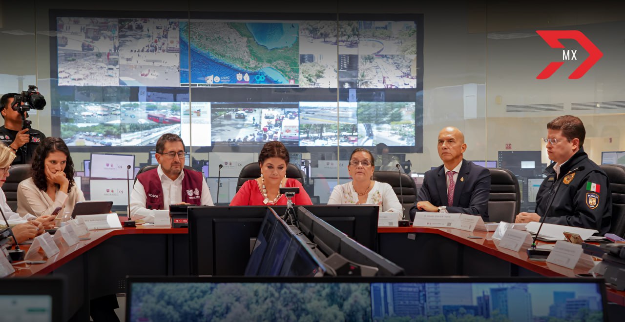 Clara Brugada supervisa el Primer Simulacro Nacional 2025 desde el C5