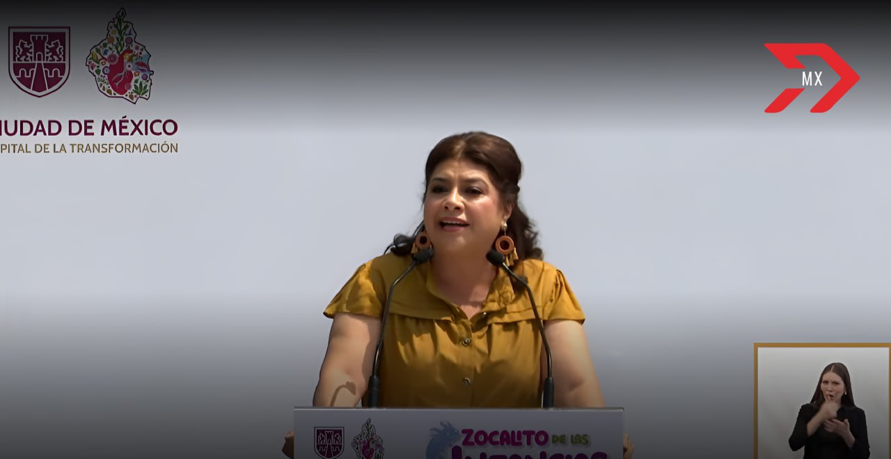 Clara Brugada inicia los festejos por el Día del Niño con el 'Zocalito de las infancias'