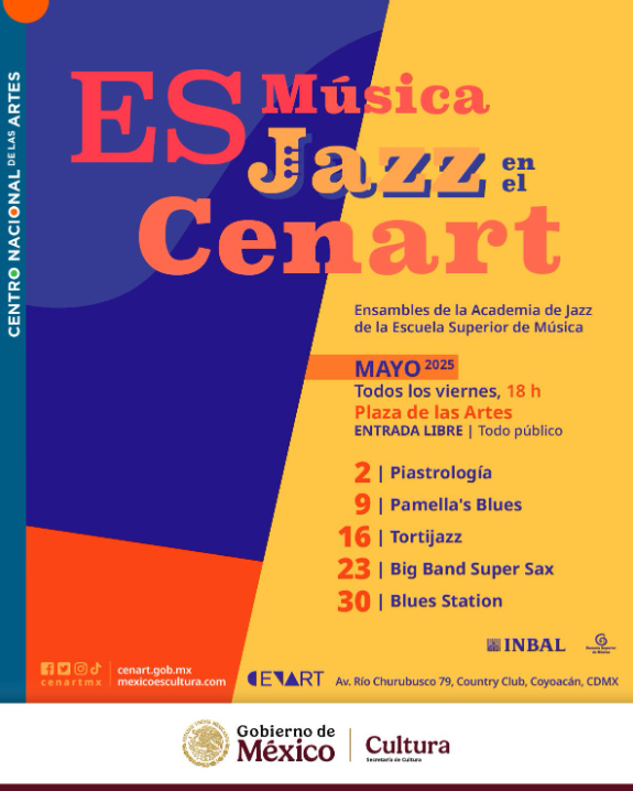 Jazz bajo las estrellas: Cenart anuncia conciertos gratuitos para mayo