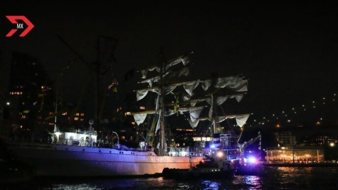 ¿Qué sabemos del choque del Buque Cuauhtémoc con el puente de Brooklyn?