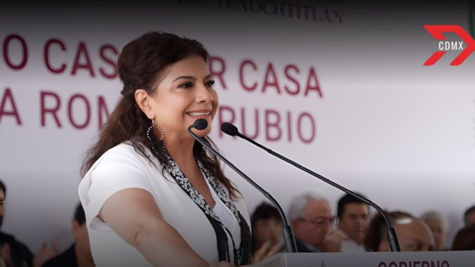 Clara Brugada repara más de 154 mil baches en la CDMX