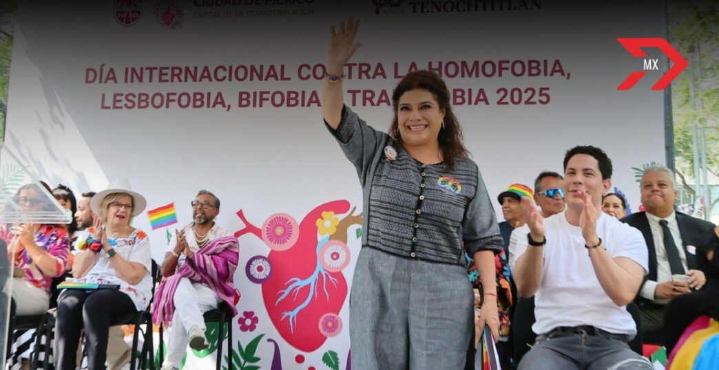 Clara Brugada reafirma su compromiso con la comunidad LGBT+