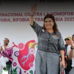 Clara Brugada reafirma su compromiso con la comunidad LGBT+