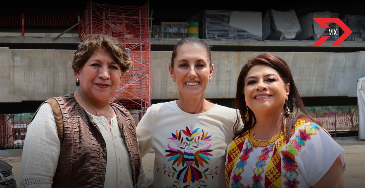 Clara Brugada y Claudia Sheinbaum supervisan obras que conectarán al Metro con el tren El Insurgente