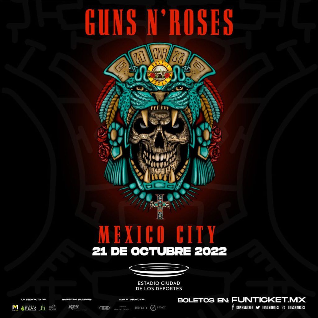 CONCIERTO GUNS AND ROSES CDMX