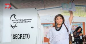 Clara Brugada vota 'para construir un Poder Judicial democrático'