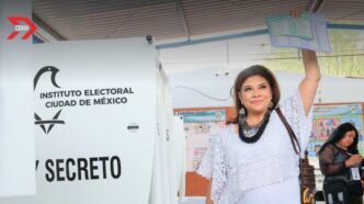 Clara Brugada vota 'para construir un Poder Judicial democrático'
