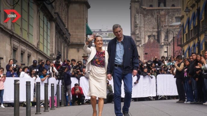 Claudia Sheinbaum emite su voto por el nuevo Poder Judicial