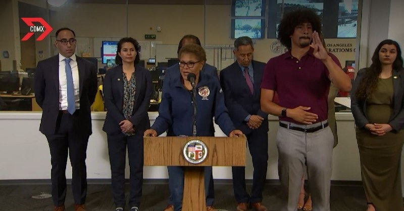 Declaran toque de queda en Los Ángeles por protestas contra redadas de migrantes