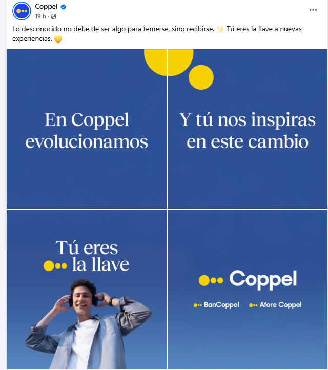 Foto: Coppel/Captura de pantalla Facebook