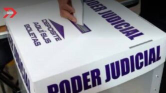 Cierran casillas en la primera elección de jueces en México
