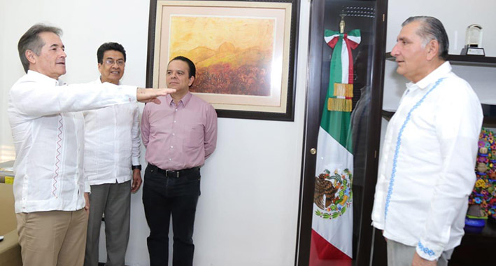 Adán Augusto López Hernández y Hernán Bermúdez Requena