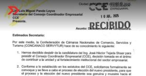 Concanaco Servytur busca democracia para elegir presidente en el CCE