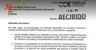 Concanaco Servytur busca democracia para elegir presidente en el CCE