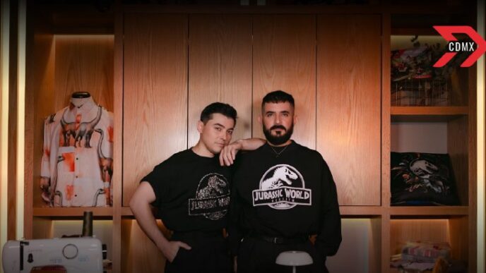 Olmos & Flores. La marca de ropa mexicana colabora con 'Jurassic World Renace'