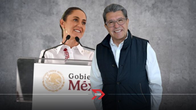 Claudia Sheinbaum manda mensaje a Monreal tras ser visto en restaurante de lujo en España