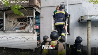 Ucrania sufre ataque aéreo ruso de 12 horas con drones y misiles