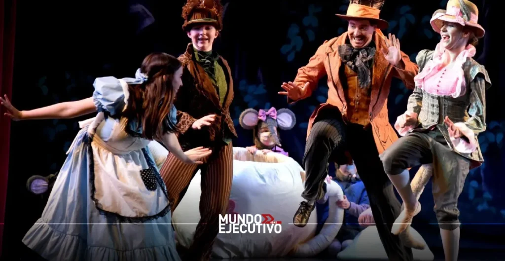 Concierto de orquesta, acompañada de ballet sobre Alicia en el País de las maravillas