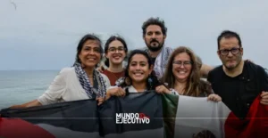 Siete mexicanos entre tripulantes de la Flotilla Global Sumud interceptada en Gaza