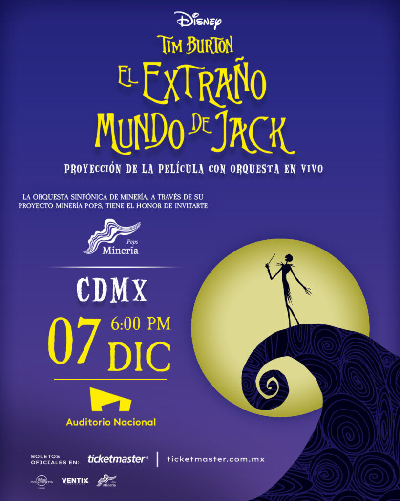 'El Extraño Mundo de Jack' con orquesta en vivo en CDMX: ¿Cuándo, dónde y precio de boletos?