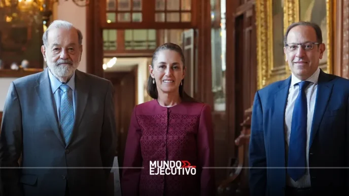 Claudia Sheinbaum y Carlos Slim
