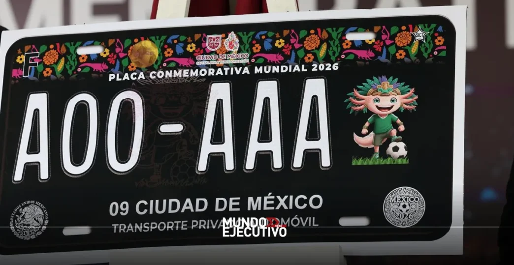 CDMX lanza placas del Mundial 2026: trámites y costo