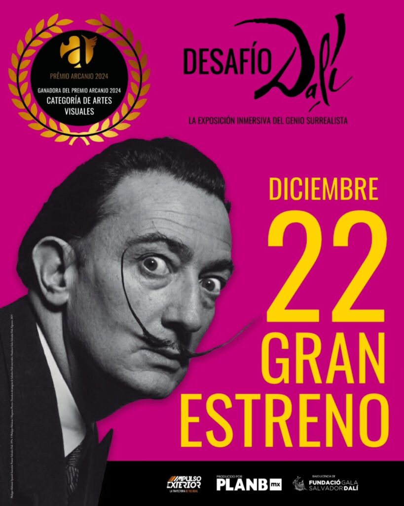 Exposición inmersiva "Desafío Dalí" llega al Parque Naucalli