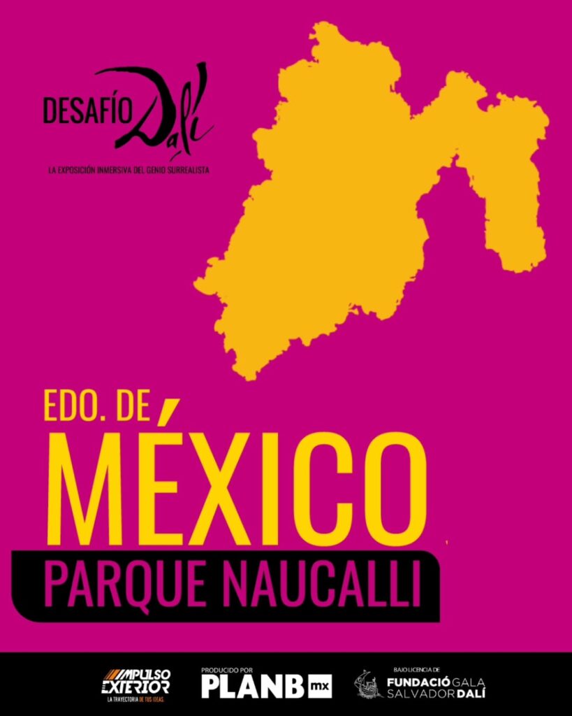 Exposición inmersiva "Desafío Dalí" llega al Parque Naucalli