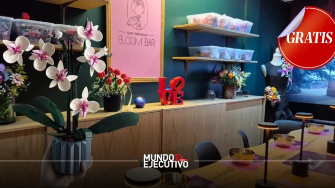 Todo sobre el taller gratis en Bloom Bar: flores de LEGO en CDMX
