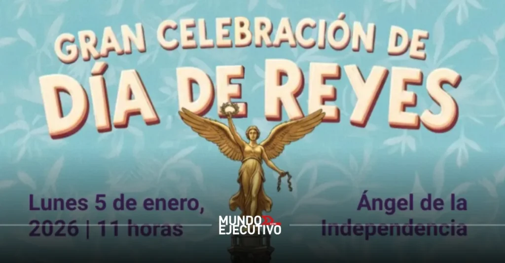 Mega rosca en el Ángel de la Independencia