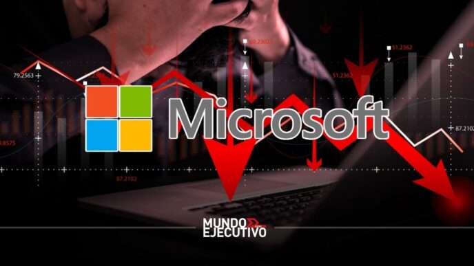 Acciones de Microsoft se desploman: pierde 357 mil mdd en valor