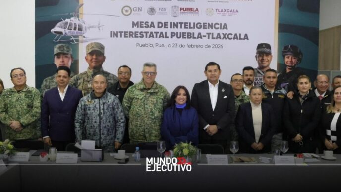 Gobierno de Tlaxcala y Puebla fortalecen la seguridad con Mesa de Inteligencia Interestatal