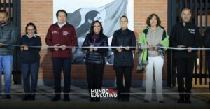 Lorena Cuéllar y Claudia Sheinbaum inauguran la Universidad Rosario Castellanos en Tlaxcala