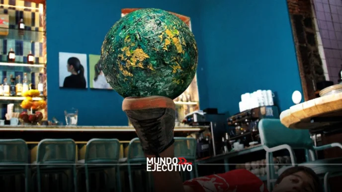 'A lot of balls': Una muestra de gastronomía, arte y futbol en Magda San Ángel