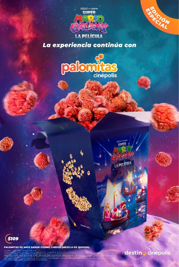 Super Mario Galaxy: Coleccionables, Cajita Feliz, menú temático y más