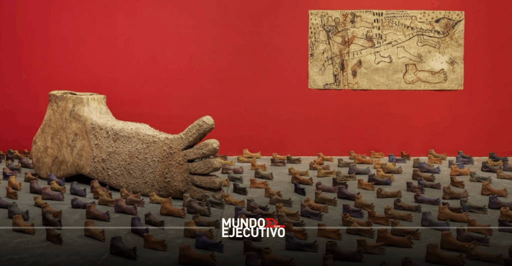 "Mis caminos son terrestres", exposciión de Marta Palau. Foto: Facebook / MUAC