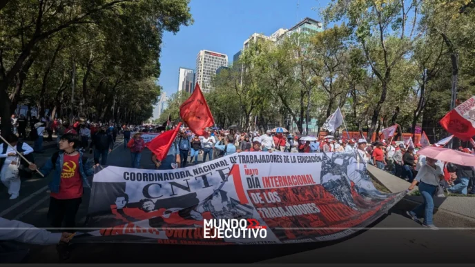 ¿A qué hora será y qué vialidades afectará la mega marcha de la CNTE en CDMX este 15 de mayo de 2026?