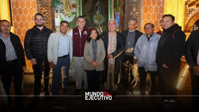 Lorena Cuéllar impulsa el turismo religioso con nueva iluminación en la Capilla del Pocito de Ocotlán