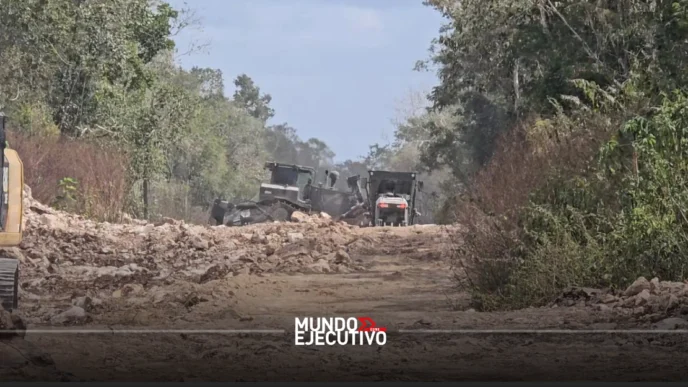 Ambientalistas denuncian construcción de carretera sobre el acuífero Maya en Tulum