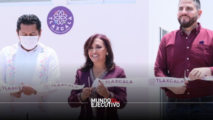 Lorena Cuéllar impulsa casi 7 mil obras con inversión récord en Tlaxcala