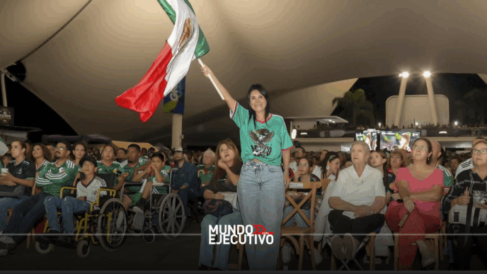 Verónica González acompaña a familias en el Gigante Fan Fest de Aguascalientes