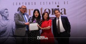 Lorena Cuéllar destaca el impulso a la educación durante la Final Estatal de Oratoria COBAT 2026
