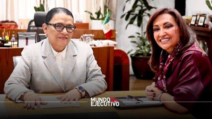 Lorena Cuéllar se reúne con Rosa Icela Rodríguez para reforzar la estrategia de seguridad en Tlaxcala